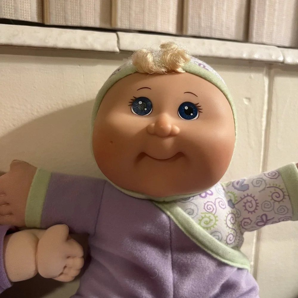 Lot of 3 Cabbage Patch Kids Plush Baby Dolls 2006 2008 Play Along Celebrate CPK